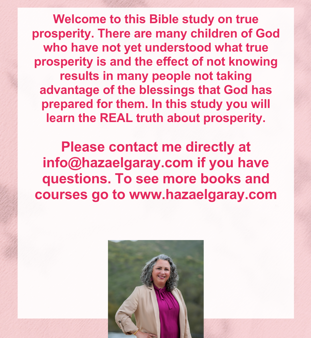 Prosperity, The REAL Truth Bible Study